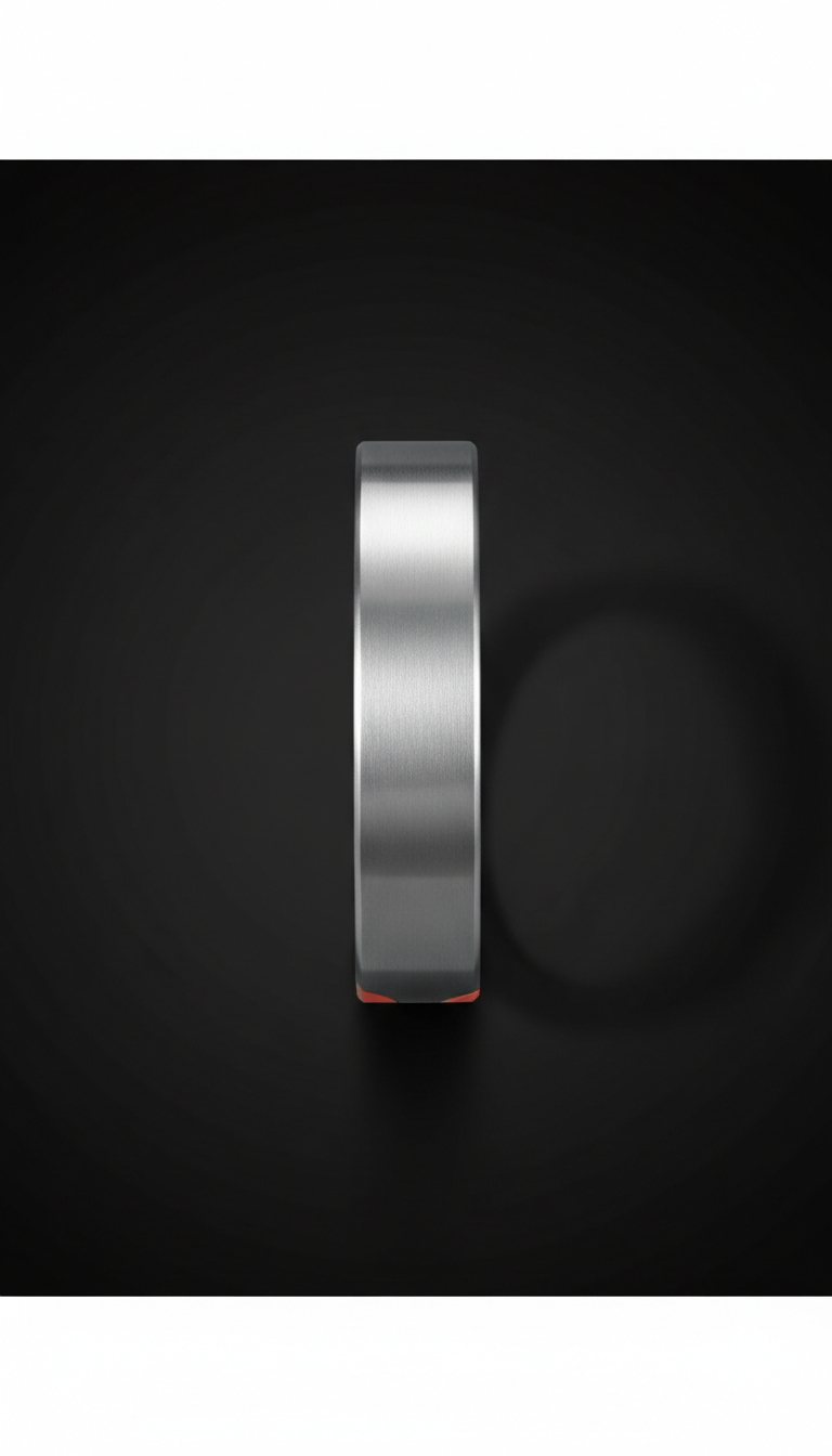 Bracciale rigido in acciaio lineare