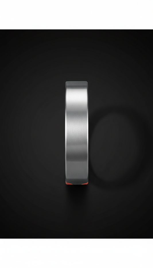 Bracciale rigido in acciaio lineare