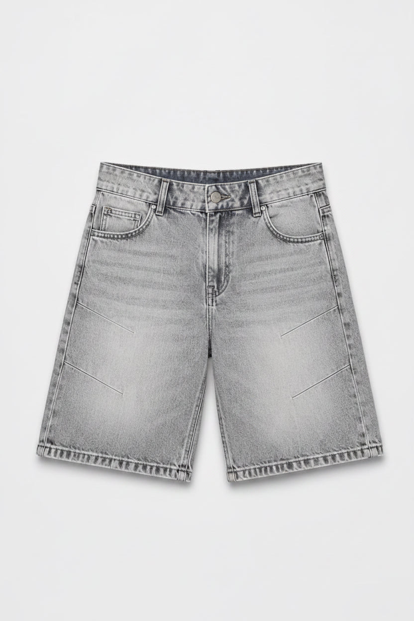 Jeans Corto Grigio
