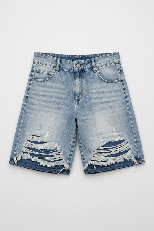 Jeans Corto Destroyed